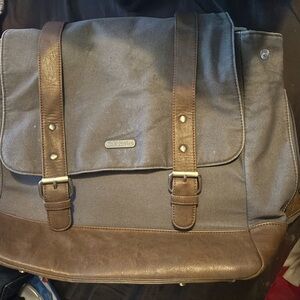 Stylish Brown and Gray baby bag/laptop